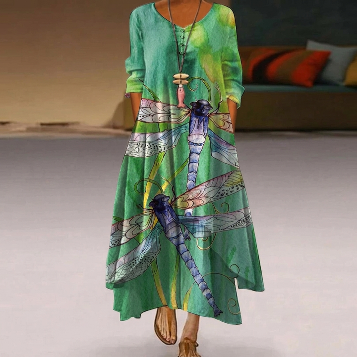 Kvinder Elegant Bomulds Kjole