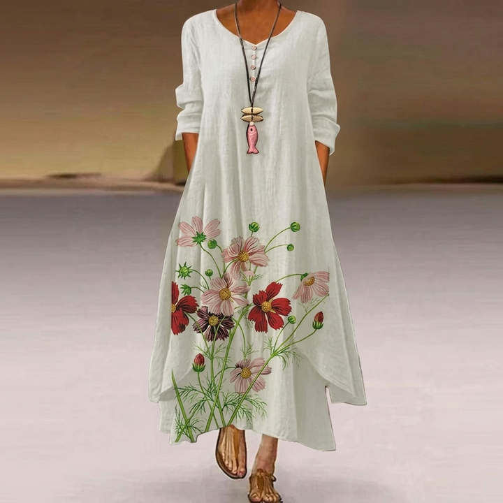Kvinder Elegant Bomulds Kjole