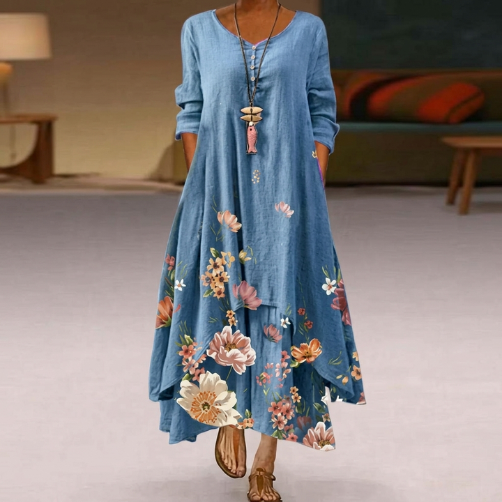 Kvinder Elegant Bomulds Kjole