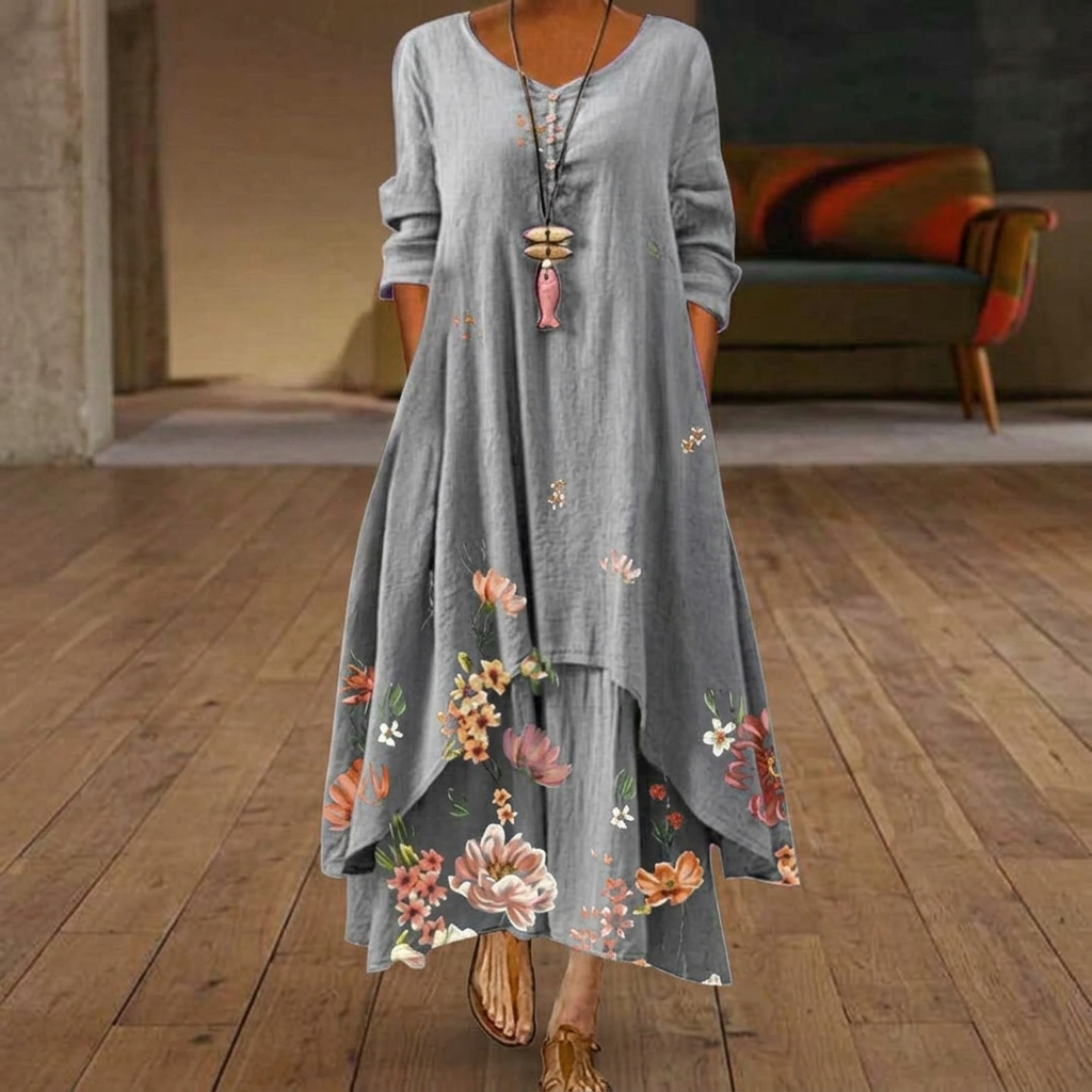 Kvinder Elegant Bomulds Kjole