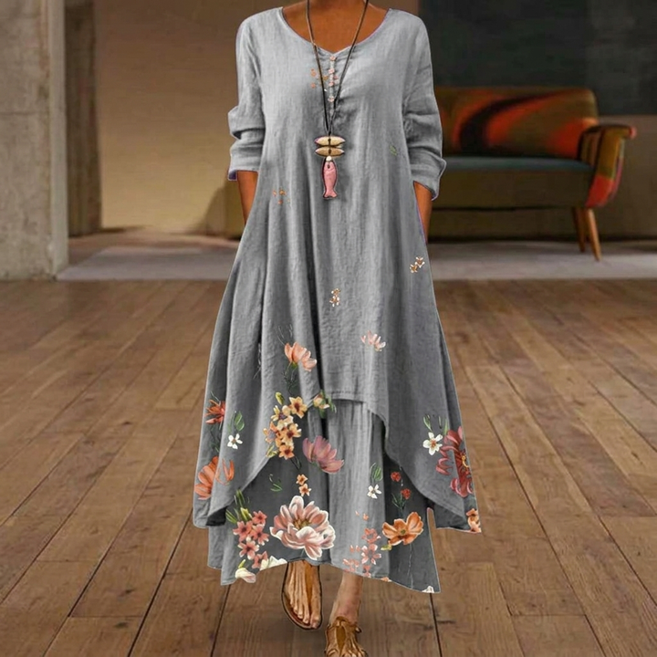 Kvinder Elegant Bomulds Kjole