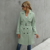 Ariya - Elegant Langærmet Trenchcoat til Kvinder