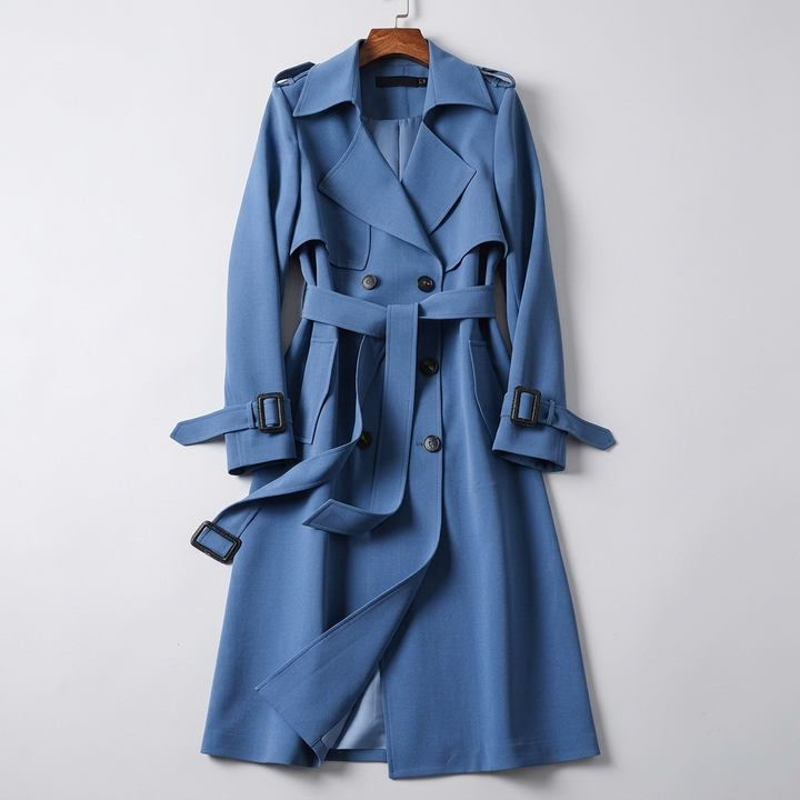 Vintage trendy trenchcoat til kvinder