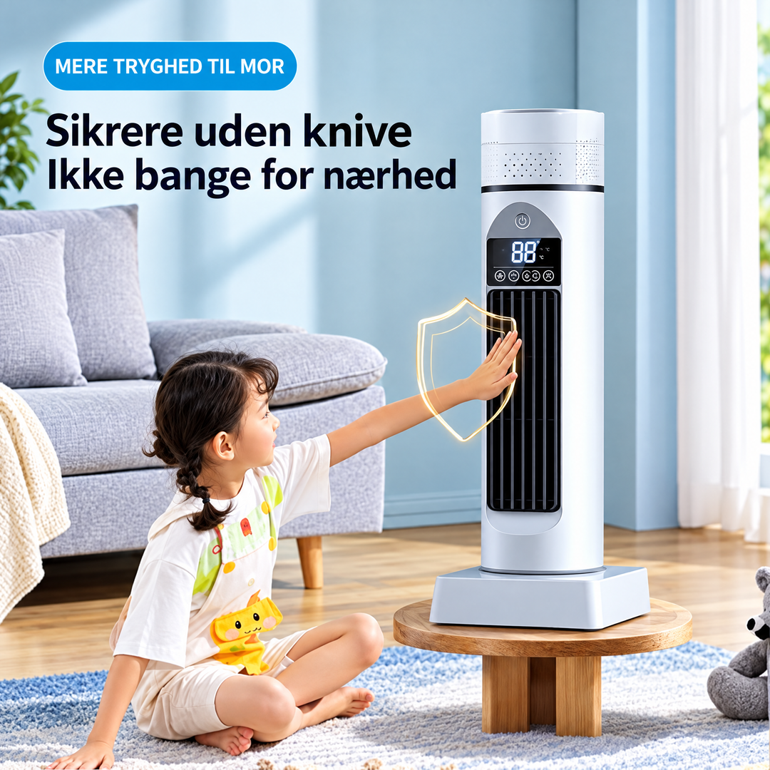 Vingeløs sprøjteventilator