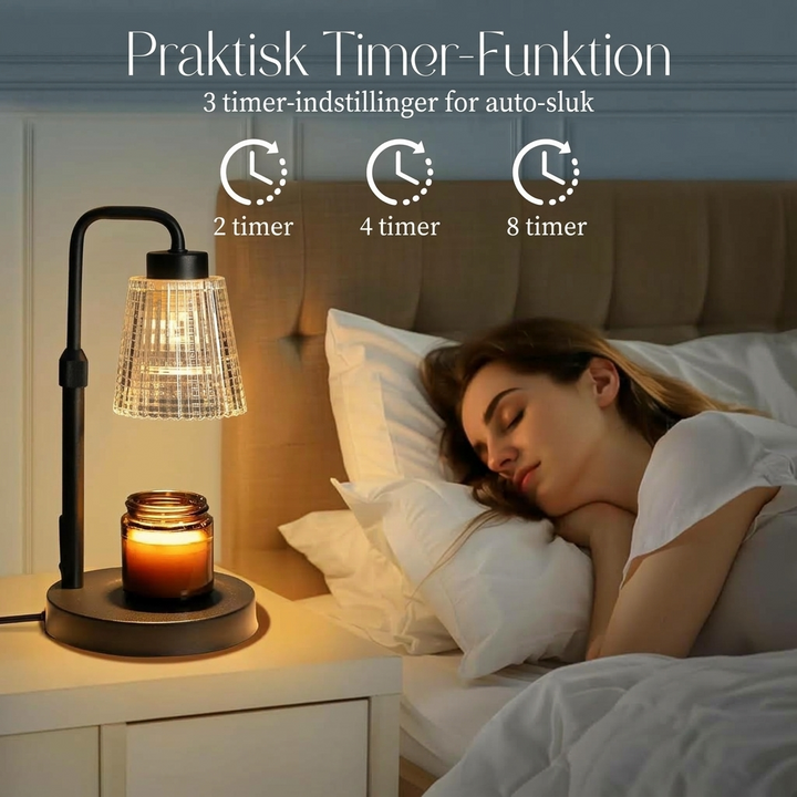 Lysestage Varmer med Timer
