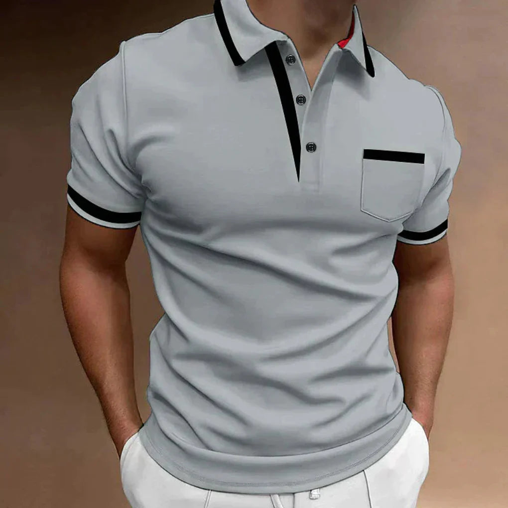 Elegant herrepoloshirt – alsidig og stilfuld