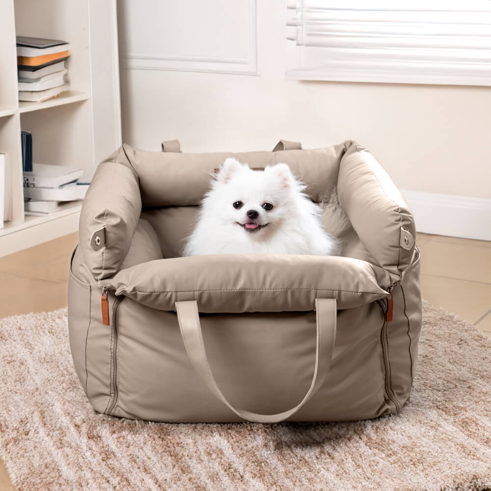 Komfortabel vinter-hundesele til bilen - PawLuxury