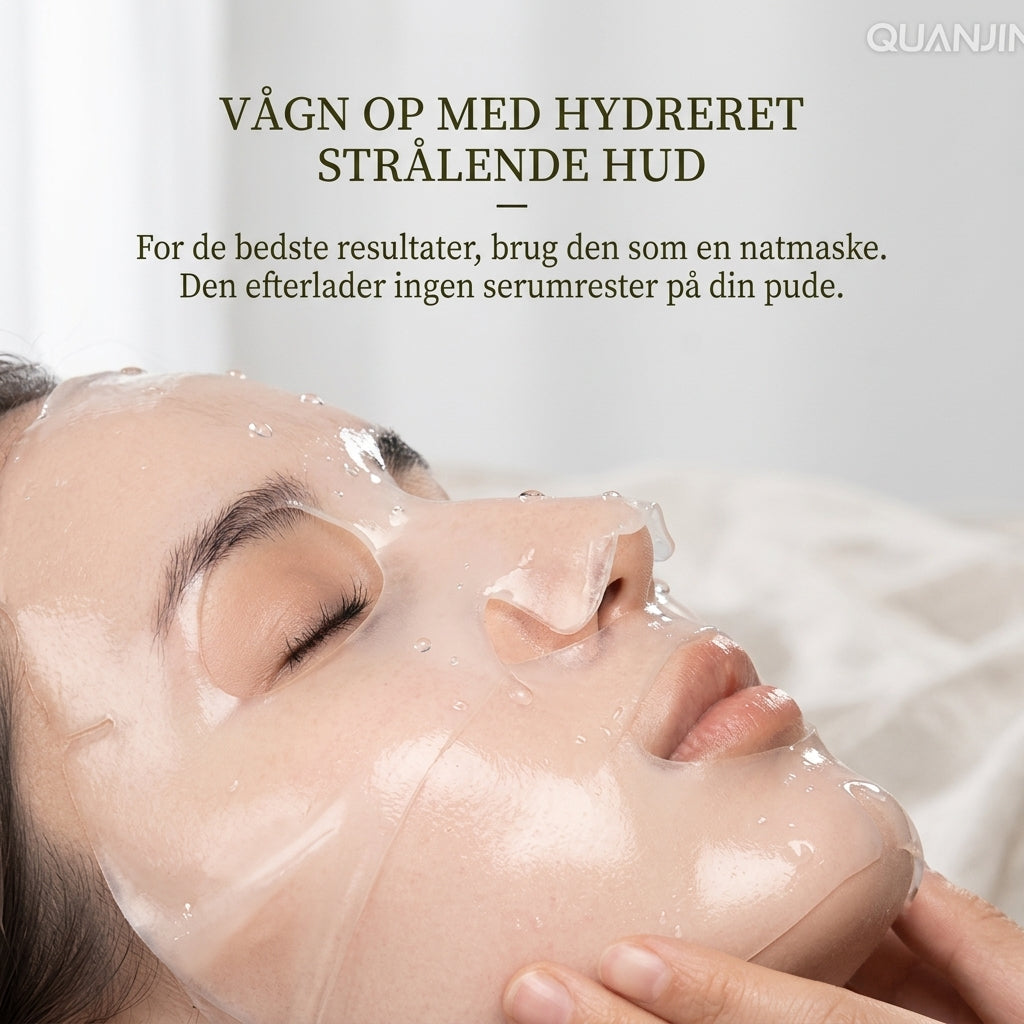 Dyb fugtgivende og poreforfinende ansigtsbehandling natten over