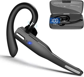 Trucker Dual Mic trådløs Bluetooth 5.1-headset/øretelefoner med støjreduktion