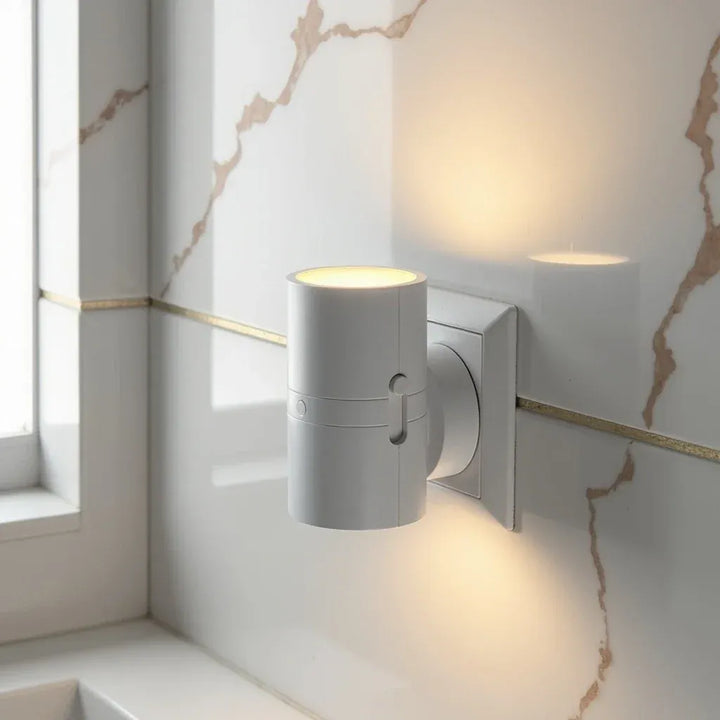 Bauhaus-design natlampe - dæmpbart LED-lys