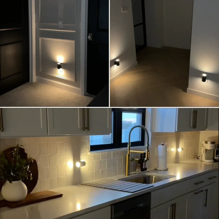 Bauhaus-design natlampe - dæmpbart LED-lys