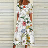 Sommerkjole med blomsterprint