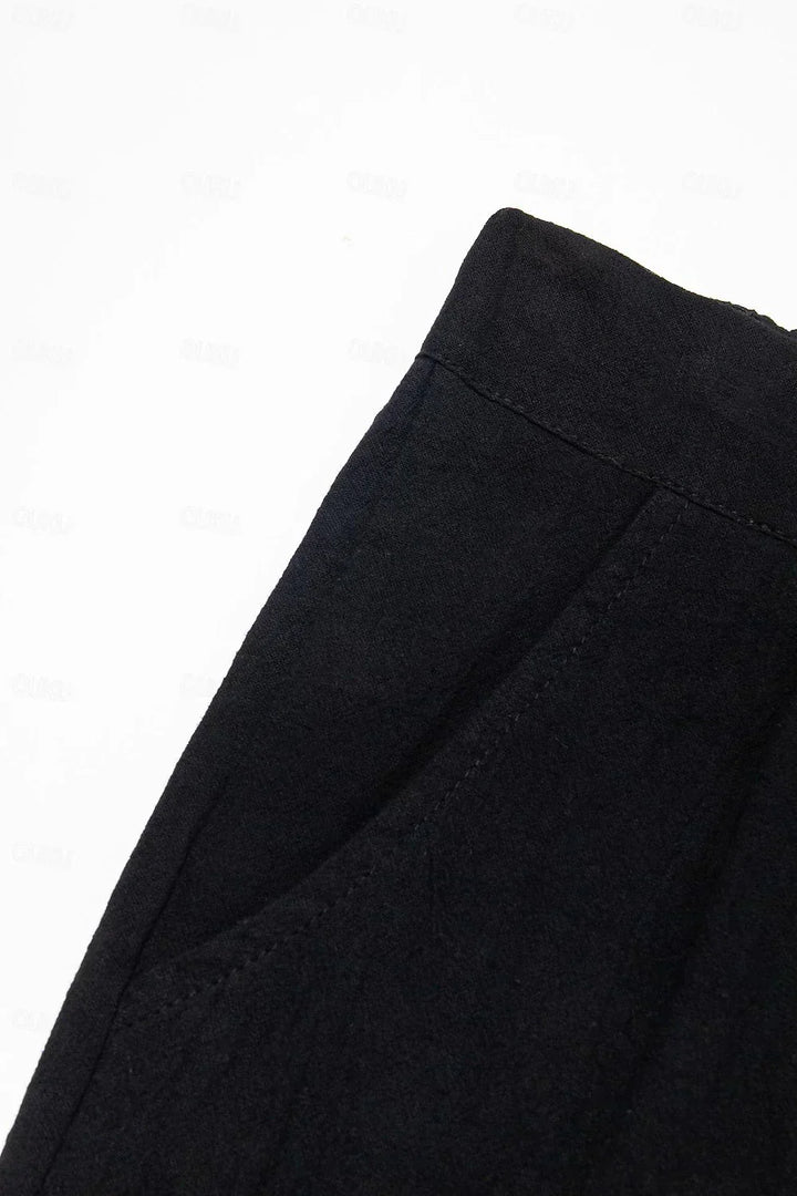 Stilfulde shorts i hør og bomuld til mænd – Mailand