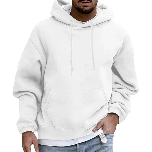 Oversize-hoodie til mænd med kængurulomme – Efterårsudgave Matteo