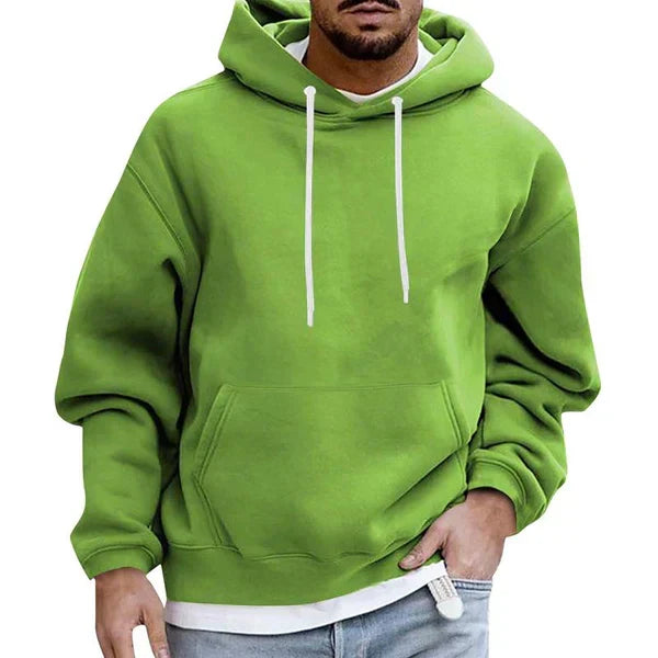 Oversize-hoodie til mænd med kængurulomme – Efterårsudgave Matteo