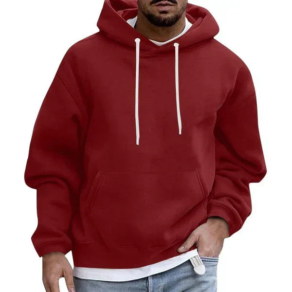 Oversize-hoodie til mænd med kængurulomme – Efterårsudgave Matteo