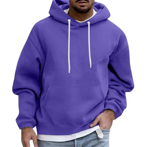 Oversize-hoodie til mænd med kængurulomme – Efterårsudgave Matteo