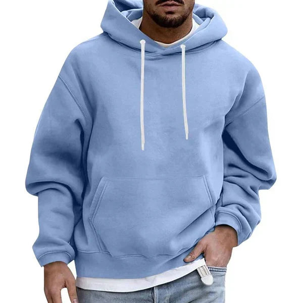 Oversize-hoodie til mænd med kængurulomme – Efterårsudgave Matteo
