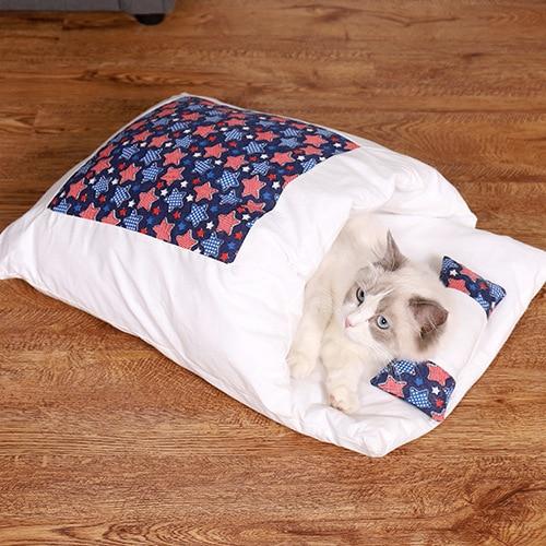 Vinter-sovepose til katte – SnugKitty Frost Magic