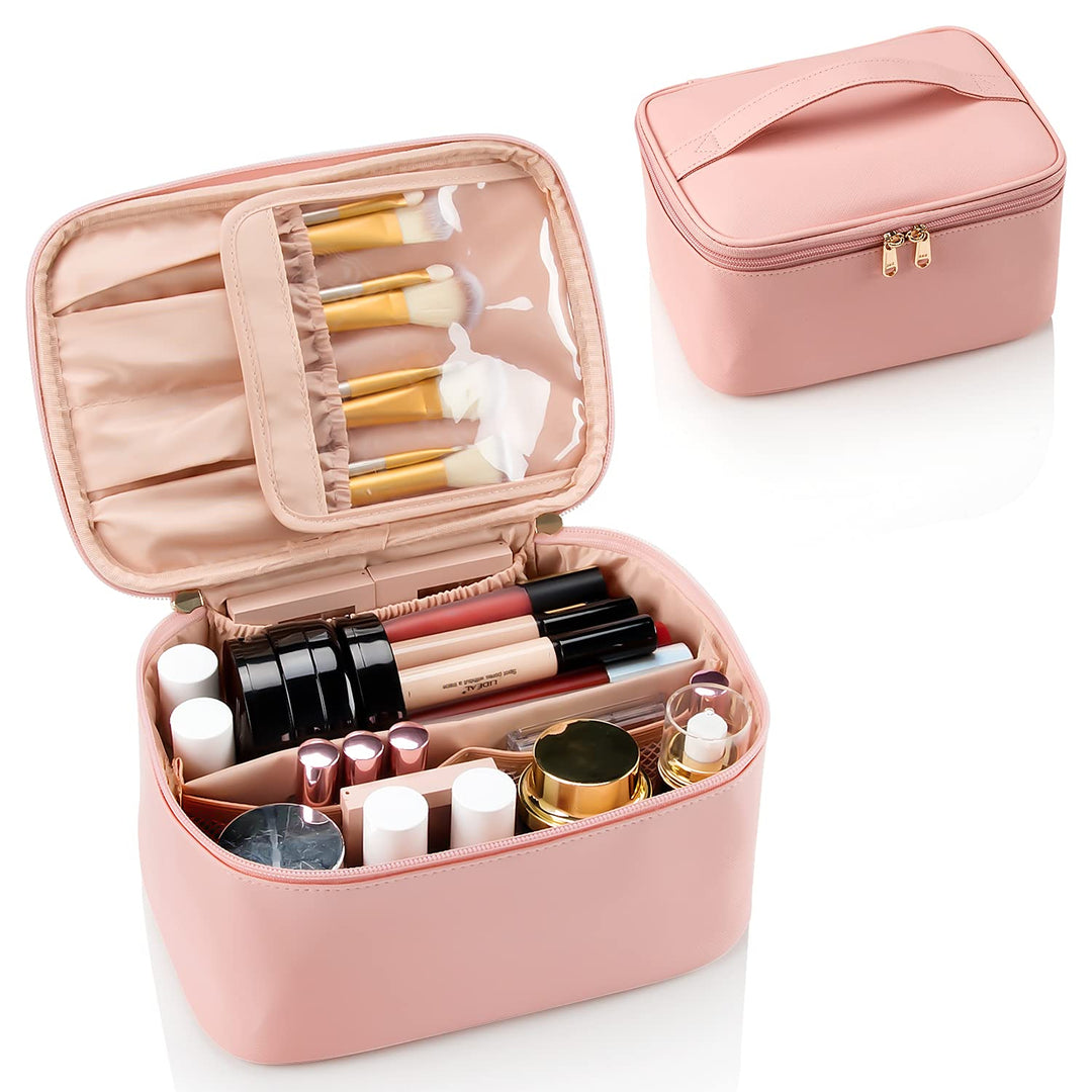 Bærbar Makeup-Organizer med Skillevægge
