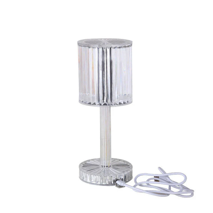 Dæmpbar krystalbordlampe med moderne belysning – Seraphine
