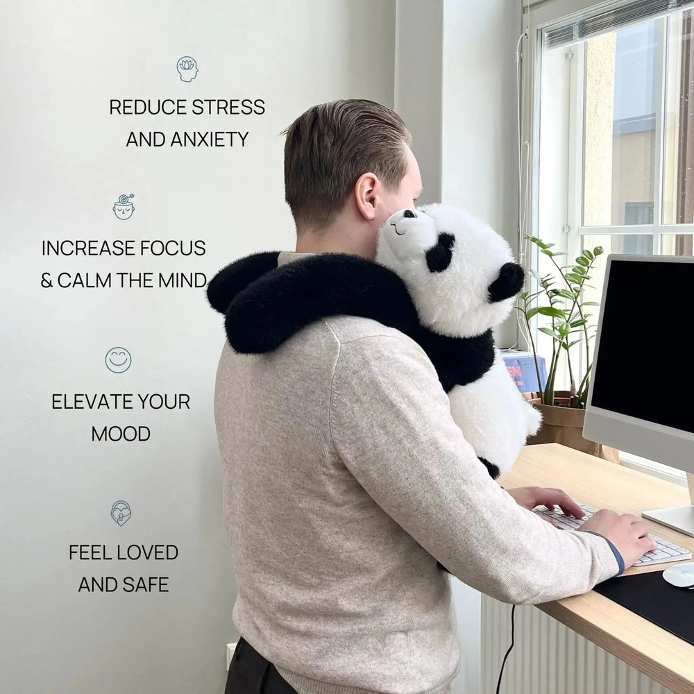 Blødt 45 cm plysdyr til stressaflastning med lange krammearme