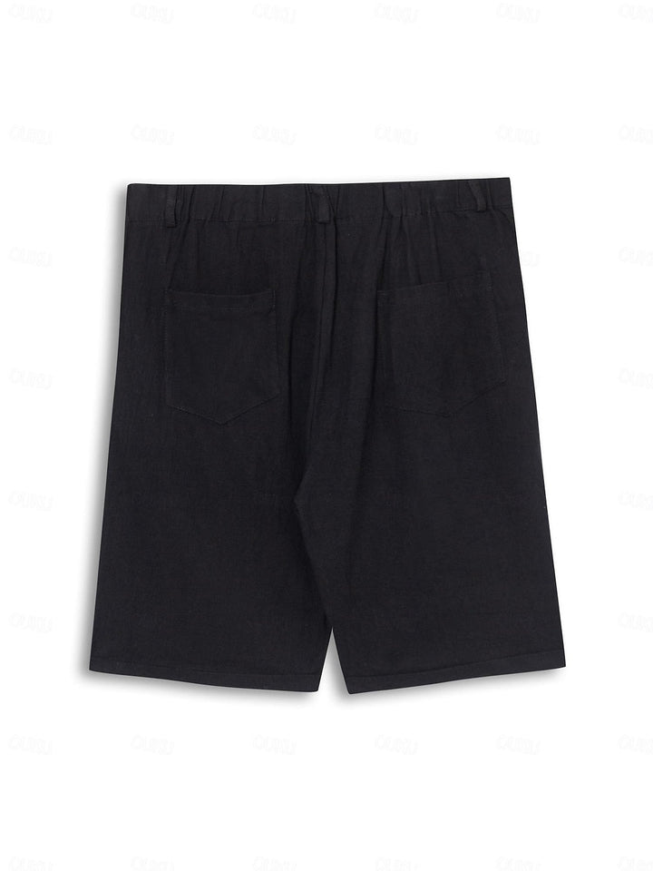 Stilfulde shorts i hør og bomuld til mænd – Mailand