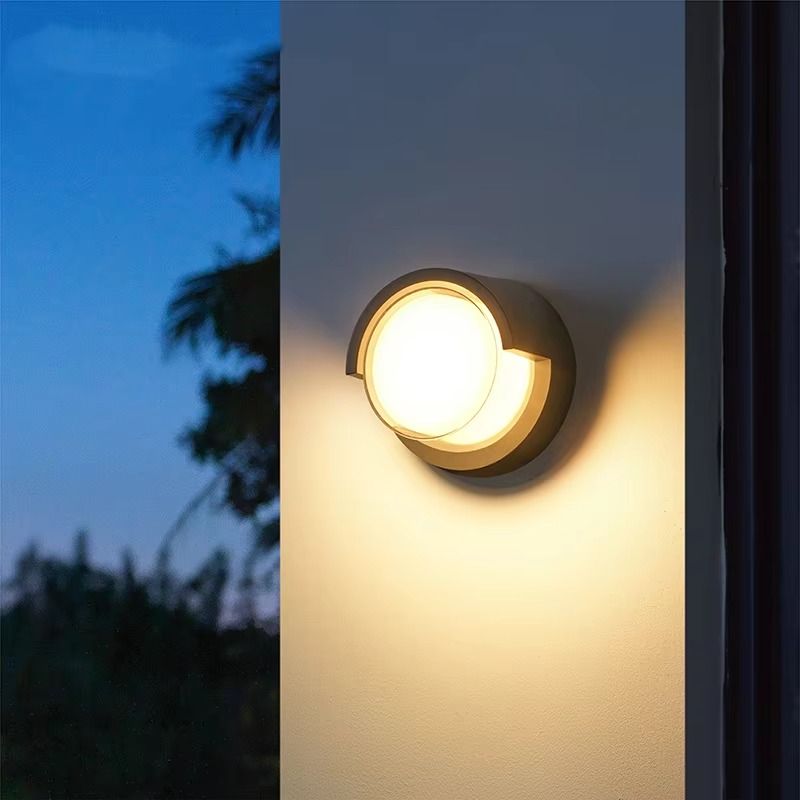 LED-udendørsvæglampe med bevægelsesføler, udendørsbelysning