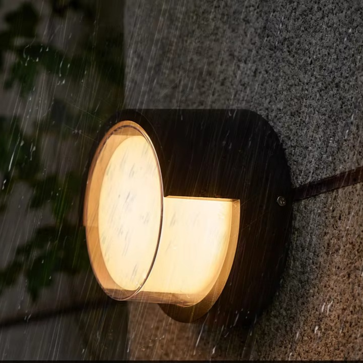 LED-udendørsvæglampe med bevægelsesføler, udendørsbelysning