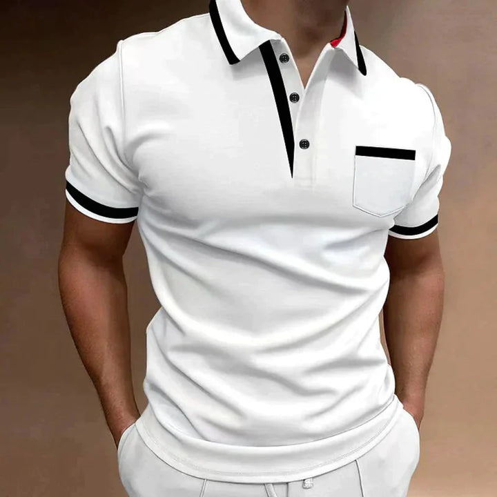 Elegant herrepoloshirt – alsidig og stilfuld