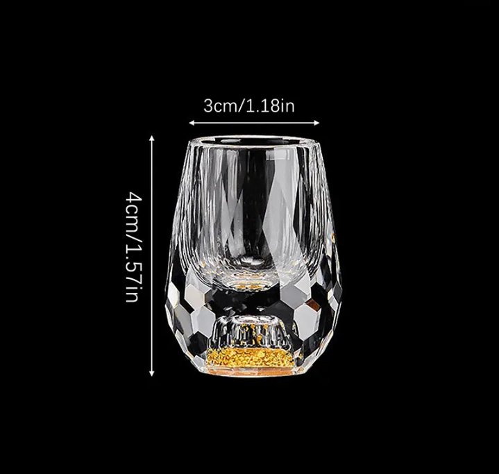 CrystalElegance shotglas - Luksuriøst krystalsæt til fester