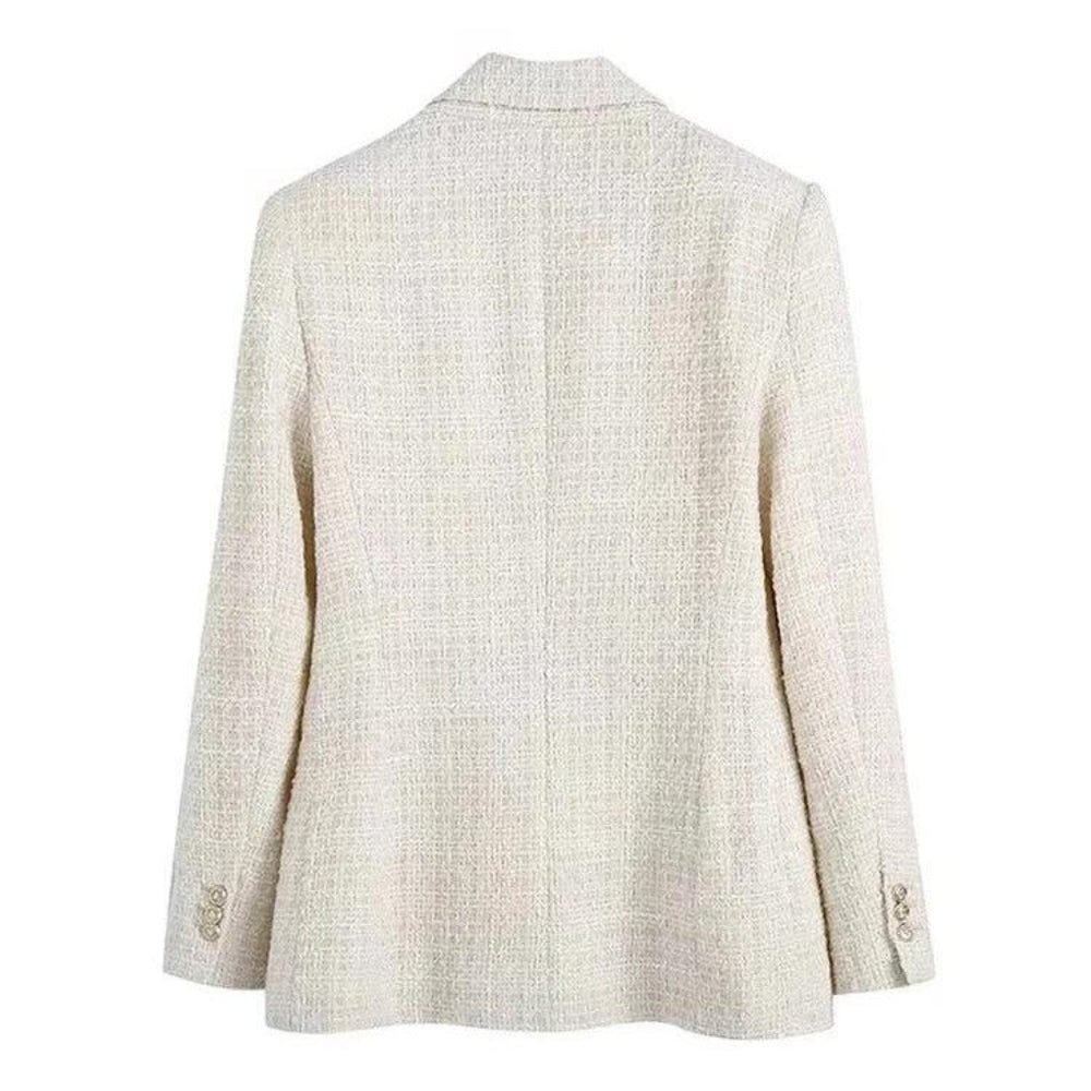 Angel - Elegant Tweed Blazer til Kvinder