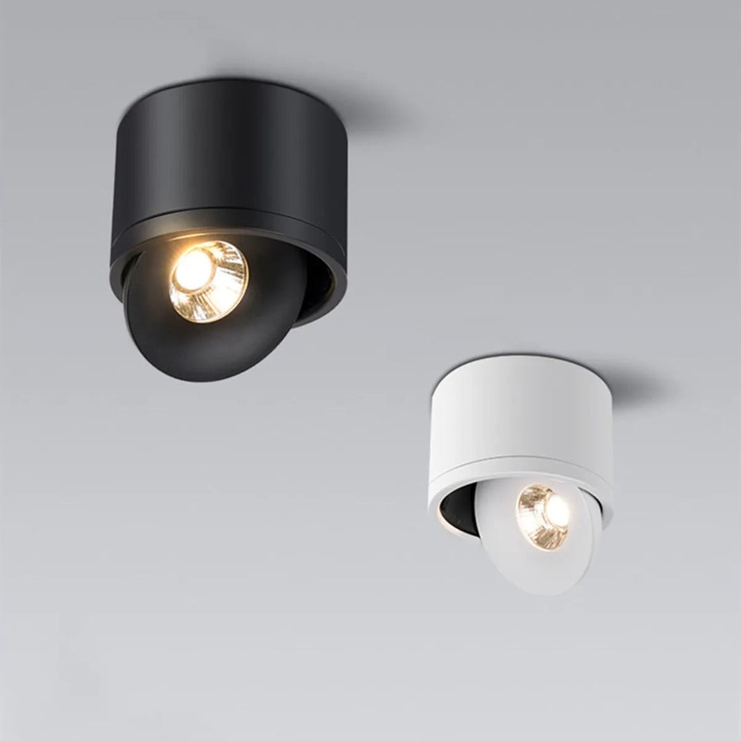 Loftmonteret retningsbestemt spot – drejelig moderne lampe