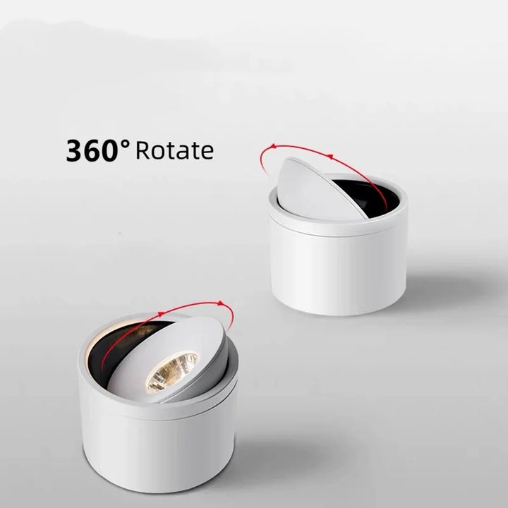 Loftmonteret retningsbestemt spot – drejelig moderne lampe