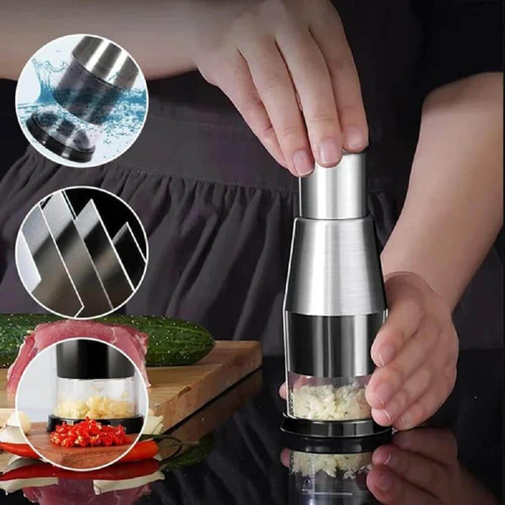 Manuel grøntsagshakker i rustfrit stål – ChefChop Pro