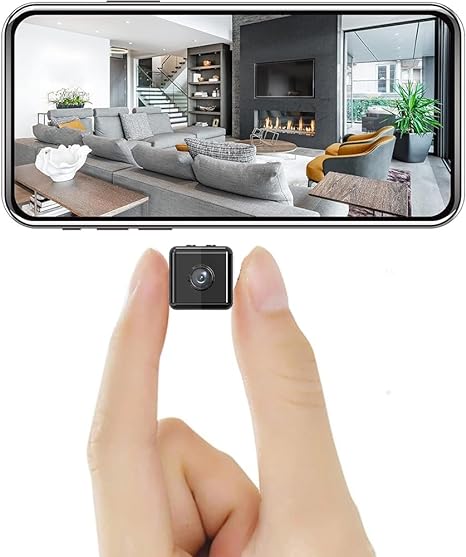 Mini trådløst WiFi-sikkerhedskamera 1080P - appstyring indendørs/udendørs