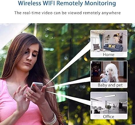 Mini trådløst WiFi-sikkerhedskamera 1080P - appstyring indendørs/udendørs