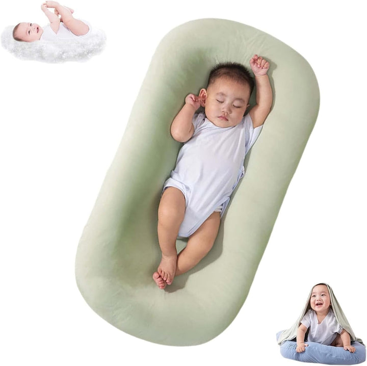 Baby lounger-pude - blødt bomuld | Babyrede til børn 0-24 måneder