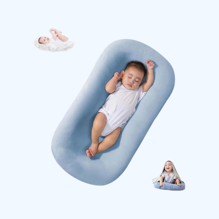 Baby lounger-pude - blødt bomuld | Babyrede til børn 0-24 måneder