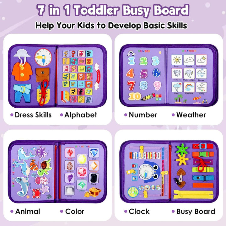 Montessori skubbetavle-legetøj til børn - Pædagogisk