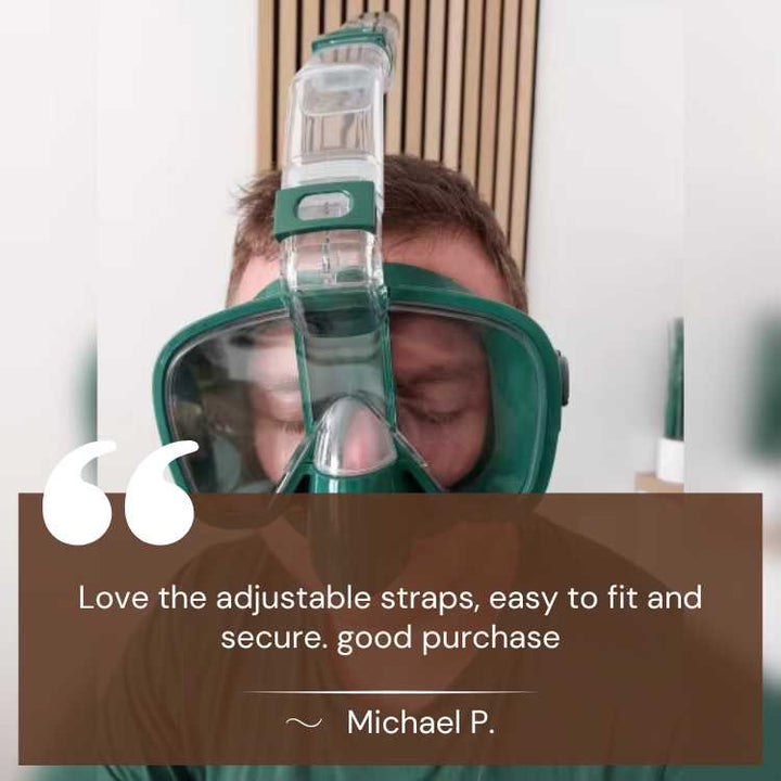 ProDive sammenklappelig snorkelmaske