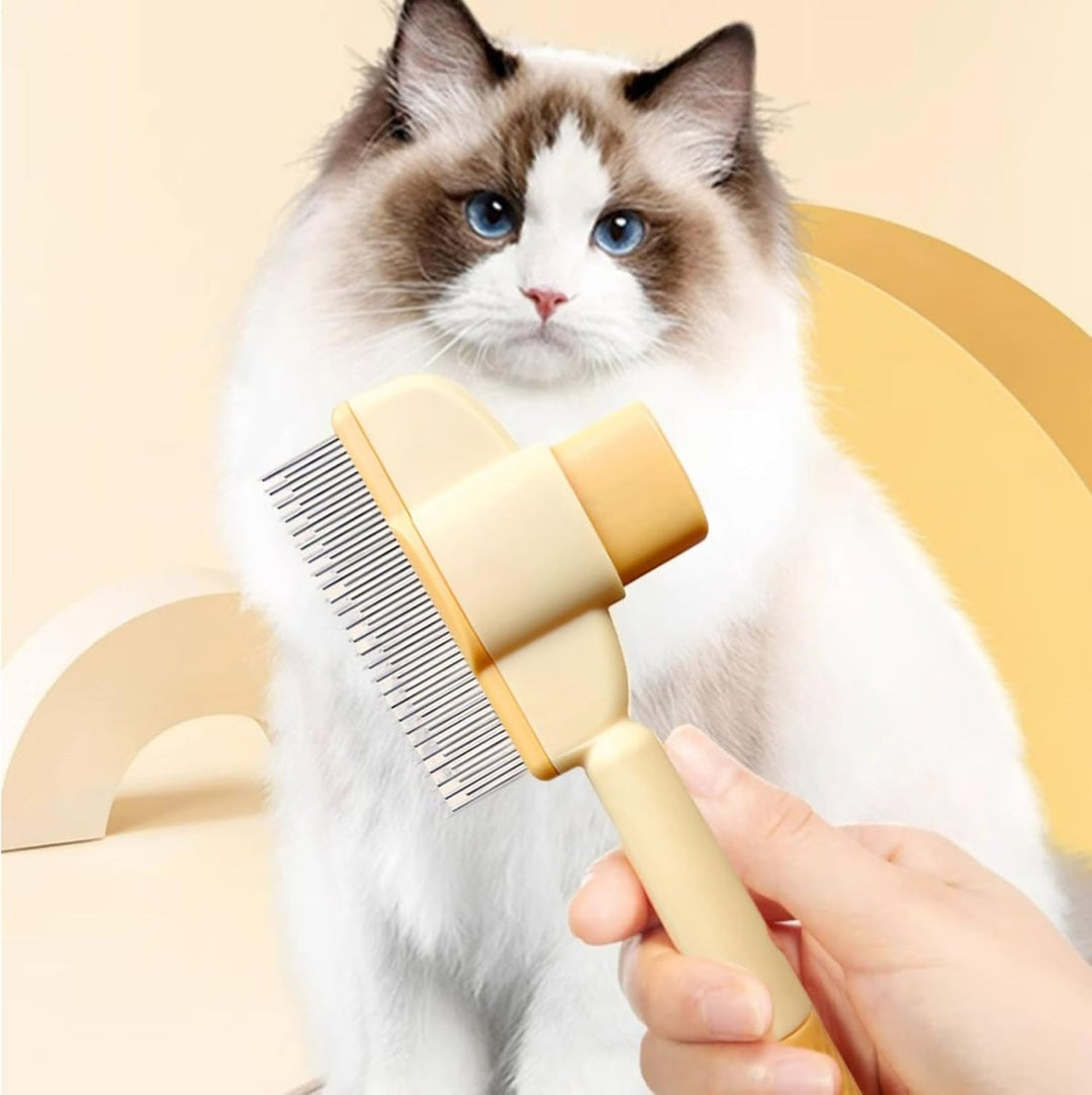 Selvrensende plejekam til hunde og katte