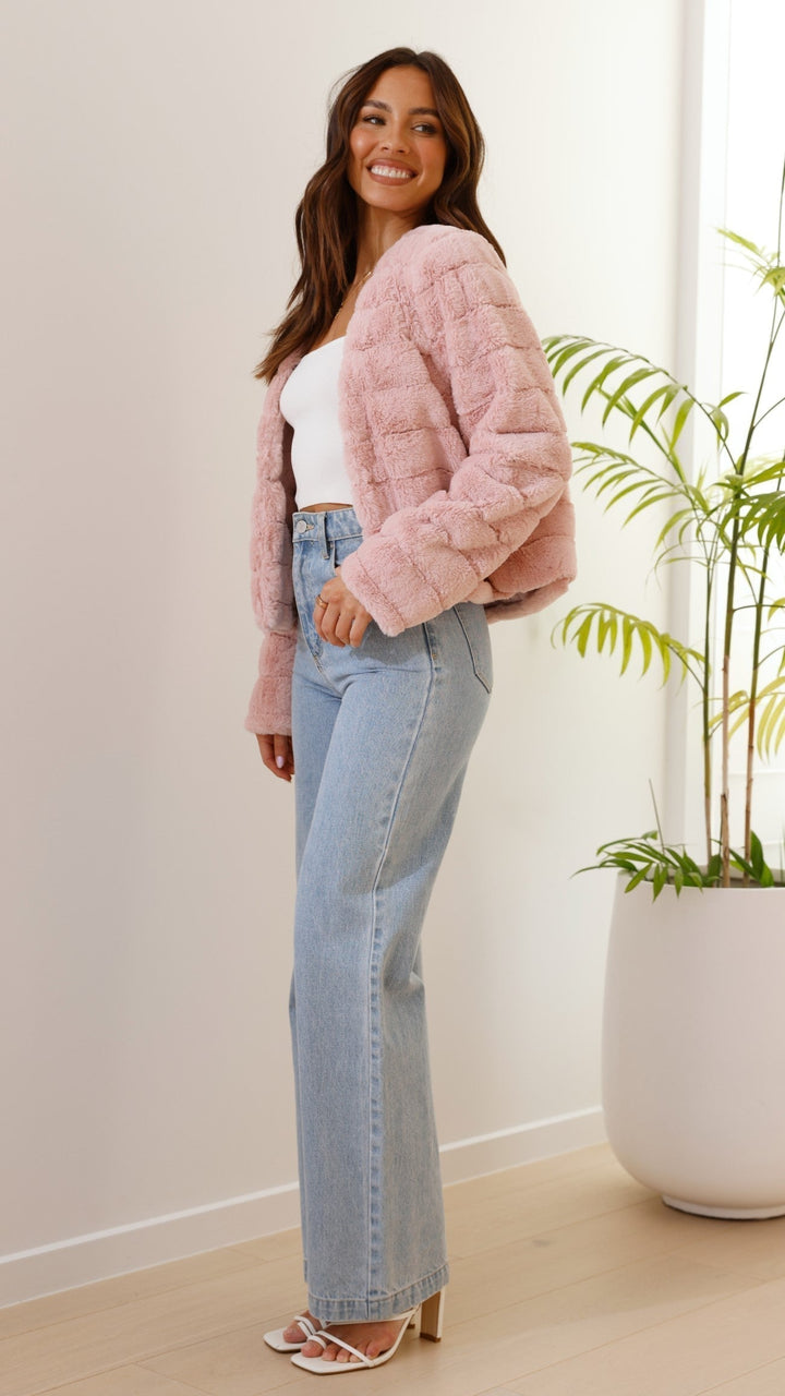Luksuriøs cropped jakke til kvinder – Veloura