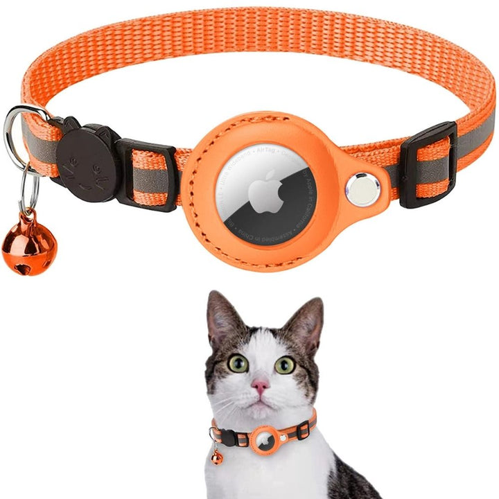 GPS-halsbånd til katte med reflekterende design