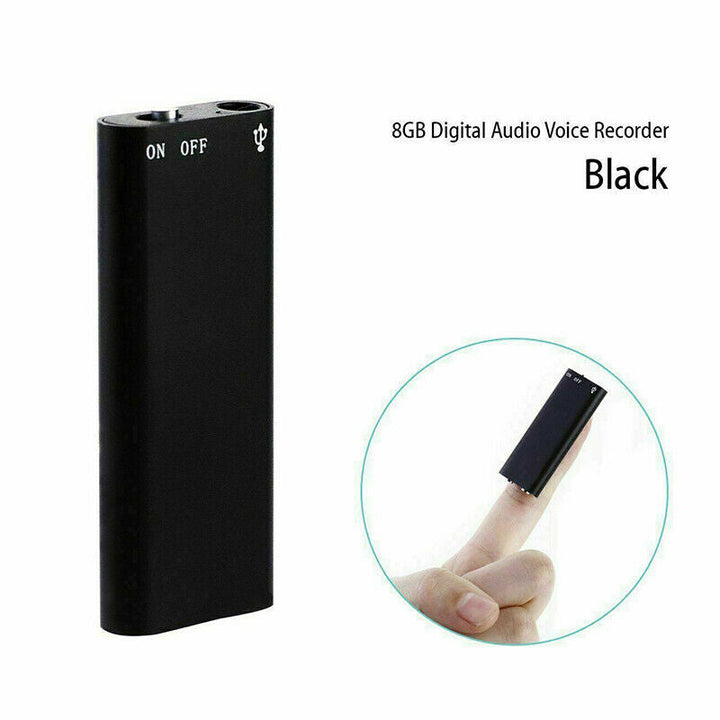 Mini-diktafon med 8 GB hukommelse og USB-stikfunktion – Vokaro