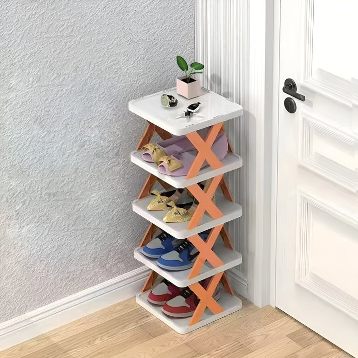 Multifunktionelt og sammenklappeligt skostativ - SpaceSaver