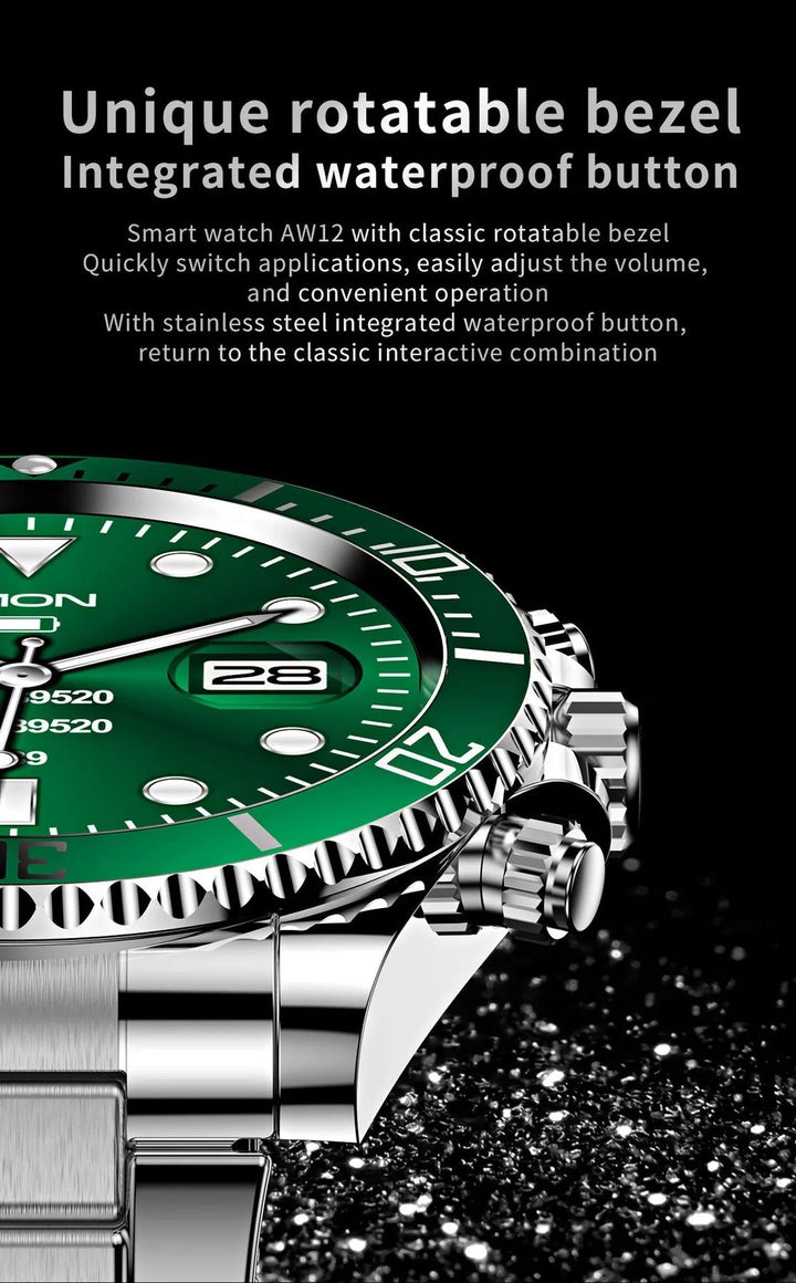 TimeMaster smartwatch – elegant stål | Avanceret teknologi