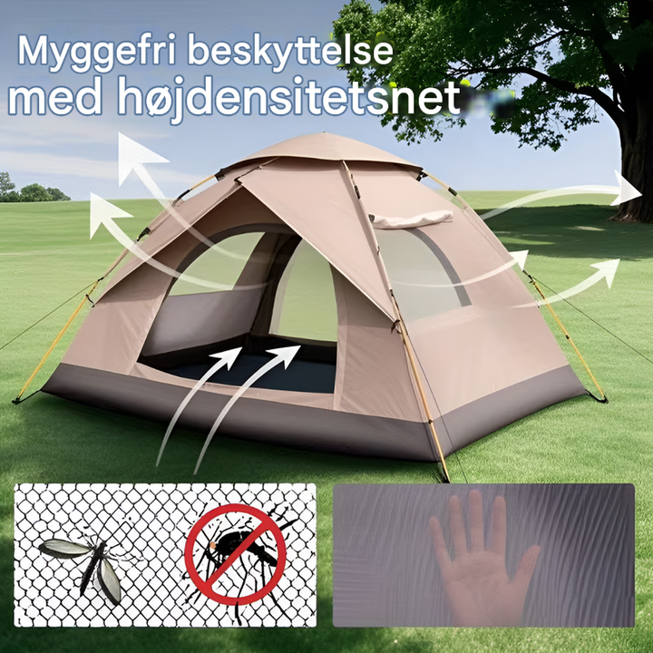 Udendørs automatisk campingtelt med hurtig opsætning
