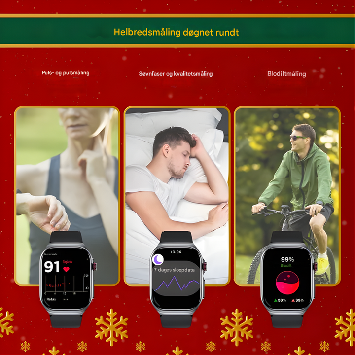 Smartwatch med avancerede funktioner til aktive livsstile