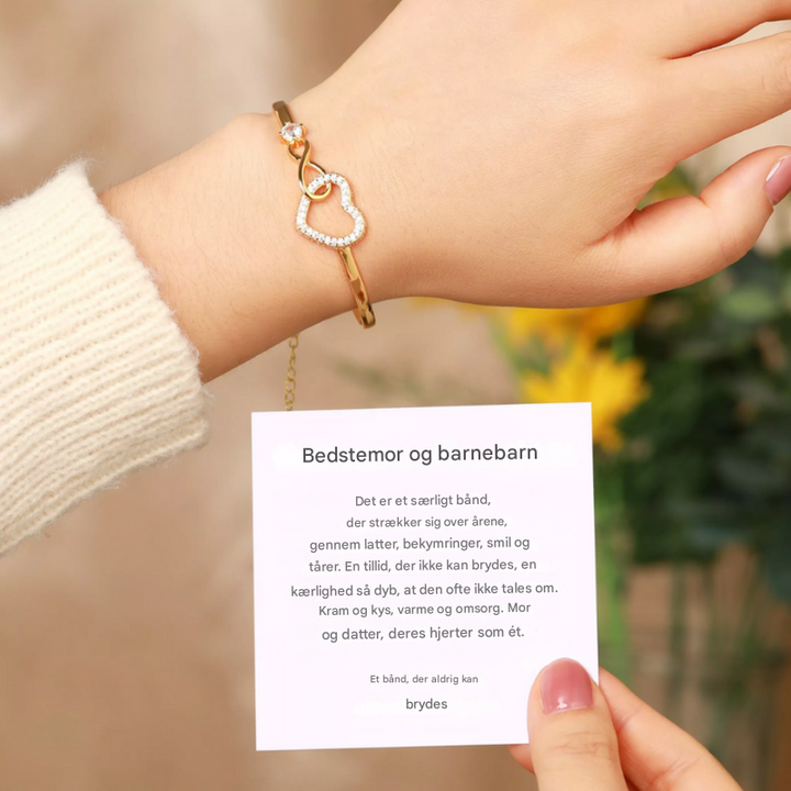 Kvinders Uendelig Hjerte Armbånd